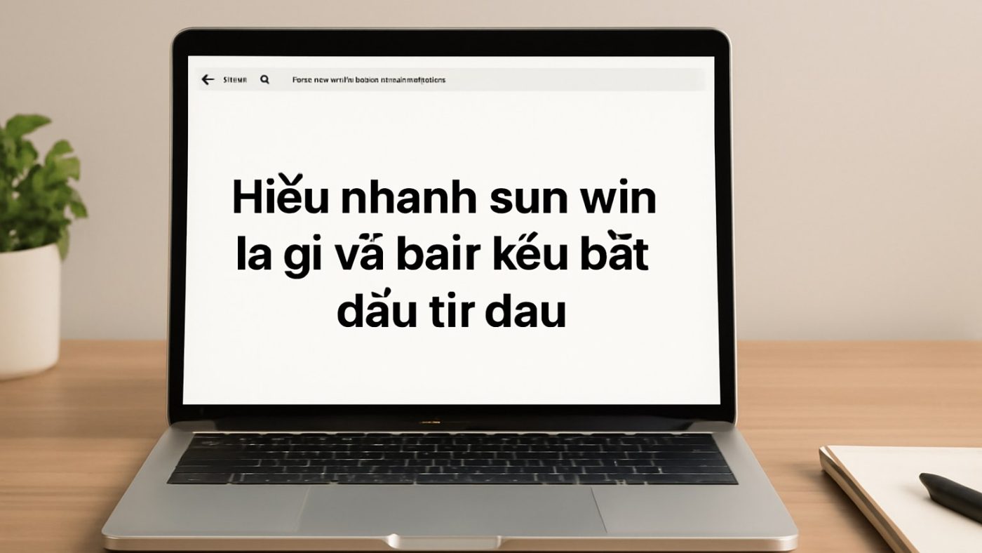 Minh họa: Hiểu nhanh sun.win là gì và bạn nên bắt đầu từ đâu